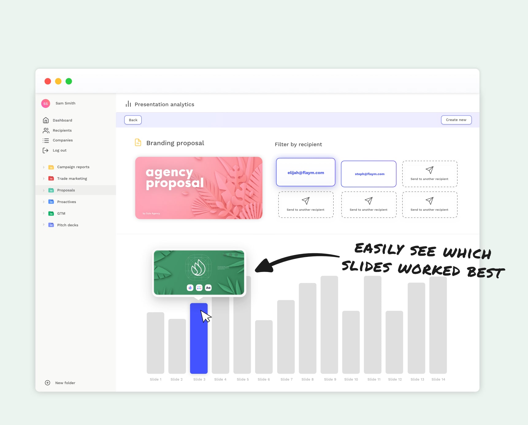 Sizle Presentation Analytics
