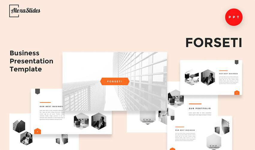 Forseti Business PowerPoint Template PowerPoint Design Ideas