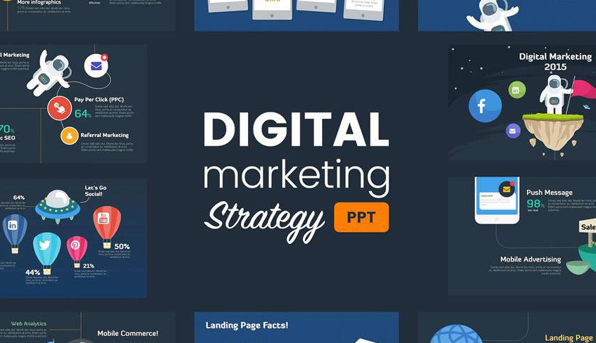 Digital Marketing Strategy Powerpoint Template