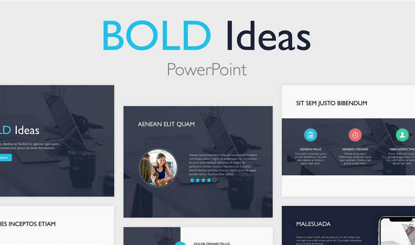 Bold Ideas PowerPoint Template PowerPoint Design Ideas
