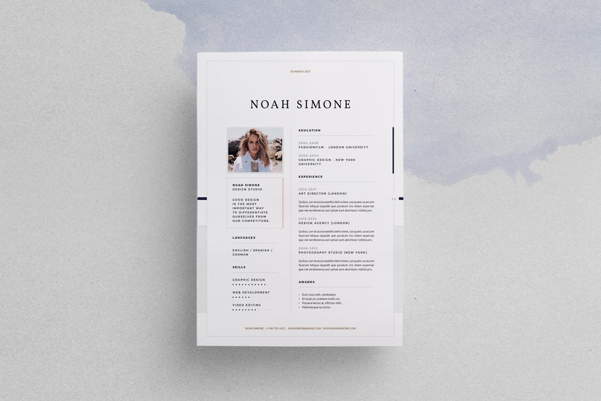 Top 20 One-Page Resume Templates