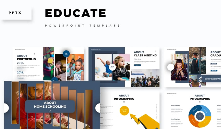 Educate PowerPoint Design Template