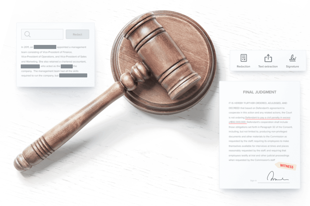Secure Document Sharing For Legal